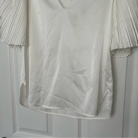 Rebecca Taylor Pleated Sleeve Blouse - Picture 10 of 14